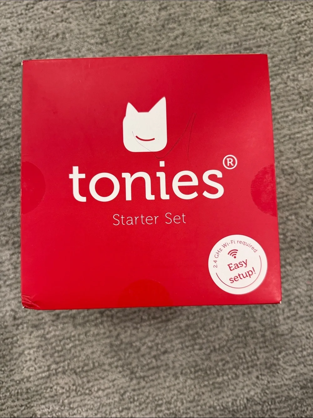 NIB tonies Red Starter Set - Playtime Songs Kids Audio Toy